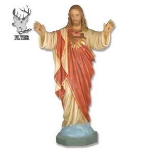 Décoration d'église, sculpture de Jésus-<span class=keywords><strong>Christ</strong></span> en résine grandeur nature, statue de Jésus-<span class=keywords><strong>Christ</strong></span> en fibre de verre - Product Image 3
