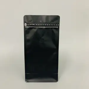 1 £ 500g Commercio All'ingrosso stampati personalizzati sacchetto a chiusura lampo della chiusura lampo stand up pouch sacchetto di un modo di imballaggio valvola di vuoto sigillato sacchi di caffè