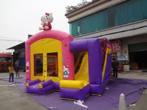 Hello Kitty aufblasbarer Türsteher für Indoor-Spielplatz