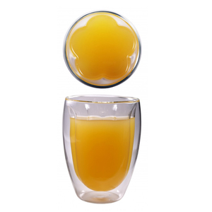Floración decorativa en forma de flor, taza de café de vidrio aislado de borosilicato, promoción - Product Image 5