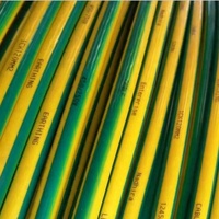 Câble boucle d'oreille mise à terre, 10 pièces, 16mm 25mm 35mm 50mm 70mm 90mm 120mm, jaune et vert