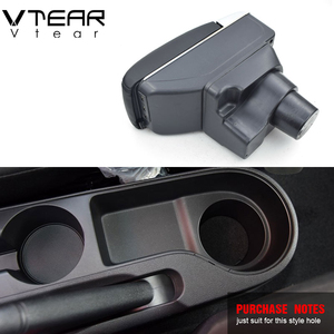Vtear-reposabrazos x-line para <span class=keywords><strong>KIA</strong></span> <span class=keywords><strong>Rio</strong></span> 4, 2017, carga USB, aumento de doble capa, almacenamiento de contenido de tienda central, caja de accesorios - Product Image 2