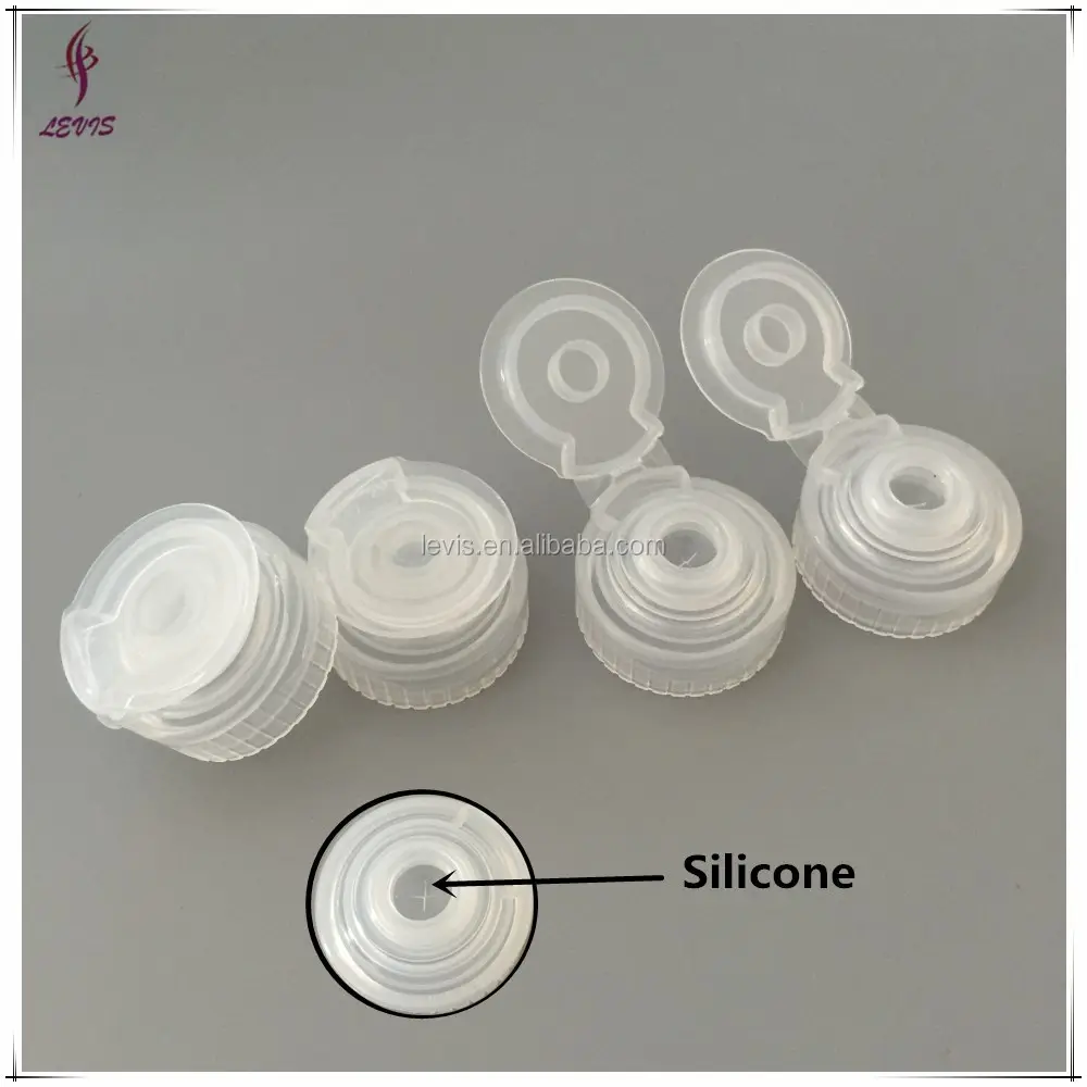 Flip Top Plastic Fles Cap Siliconen Klep