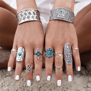 2017 di Vendita Caldo 9 Pz/<span class=keywords><strong>set</strong></span> Comune Knuckle Anello <span class=keywords><strong>Set</strong></span> <span class=keywords><strong>Vintage</strong></span> Boho Della Lega Anello <span class=keywords><strong>Set</strong></span> - Product Image 1
