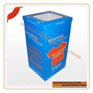 Personnalisé supermarché vidage bacs présentoirs coloré carton <span class=keywords><strong>livre</strong></span> bacs - Product Image 1