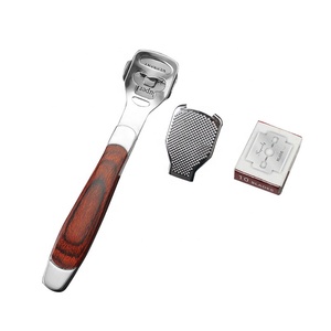 Wooden &amp; Stainless Steel Foot Emery Board Callus &amp; Corn Remover <strong>Cuticle</strong> <strong>Trimmer</strong> with Free Sample - Product Image 3