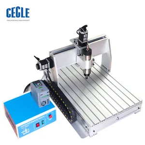 Precio al por mayor portátil viejo 3 ejes/4 ejes CNC 6040 láser Mental máquina de corte de cerámica corte de chapa 3D