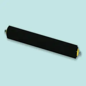 المطاط المغلفة بكرات ناقلة مع تصميم المهنية الرسم من بكرات الصلب والصلب بكرات ناقلة - Product Image 1