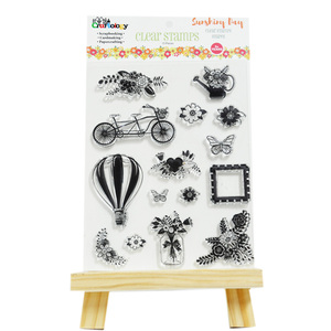 Tampons encreurs transparents en TPR, pour Album Photo, Scrapbooking, ateliers créatifs, vente en gros - Product Image 1