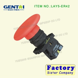 Botón de emergencia del interruptor eléctrico de cabeza de hongo rojo de alta calidad - Product Image 3