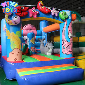 XIXI Nuovo <span class=keywords><strong>Castello</strong></span> Gonfiabile a Tema Mondo Marino con Pesci, Gioco Rimbalzante per Bambini - Product Image 3