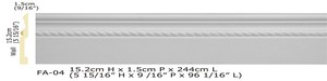 Plinthe en <span class=keywords><strong>polyuréthane</strong></span> de haute qualité pour la décoration <span class=keywords><strong>extérieure</strong></span> des bâtiments - Product Image 4