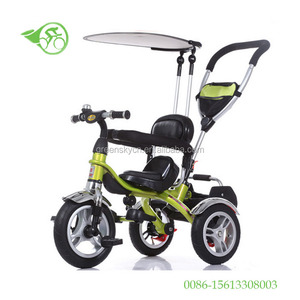 bébé tricycle avec canopy nouveau modèle 4 en 1 360 degrés de rotation siège bébé tricycle pas cher enfants bébé - Product Image 2