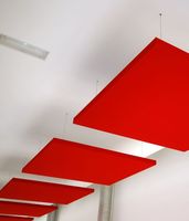 Abgehängte decke cystems akustische bord HAUSTIER akustische panel schallwand decke für büro dekoration