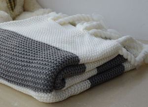 Magic Green 50DB45 100% Acryl Großhandel Strickstoff Übergroße Strickdecke - Product Image 3