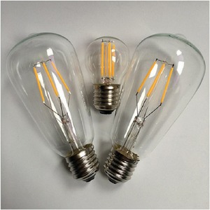 4 W ST64 vintage Edison bombilla led, dimmable jaula filamento luz para decorar <span class=keywords><strong>la</strong></span> <span class=keywords><strong>casa</strong></span>, blanco cálido E26 110 V lámpara LED - Product Image 4