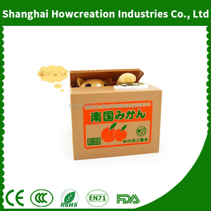 Automated White Kitty <span class=keywords><strong>Gatto</strong></span> Ruba La banca di Moneta Contenitore di Soldi Piggy Bank Scherza il Regalo Banca Dei Soldi - Product Image 3