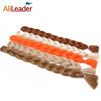 AliLeader 165G 82 "Estensioni Dei Capelli Treccia Jumbo Sintetica Dei Capelli Della Treccia di Torsione 20 Colori Puri Crochet Treccia