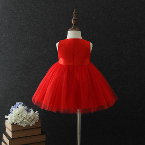 Abiti <span class=keywords><strong>da</strong></span> ragazza estate bambini 1 anno vestito <span class=keywords><strong>da</strong></span> festa bambini ragazze bambino bambino principessa vestito fiore partito <span class=keywords><strong>Tutu</strong></span> senza maniche - Product Image 4