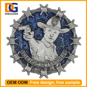 Zink-legierung Stamping Gravierten Custom Design Metall Souvenir Spiel Förderung Münze - Product Image 2
