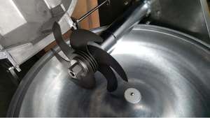 ステンレス鋼自動真空ボウルカッター/真空肉チョッパーミキサー - Product Image 4