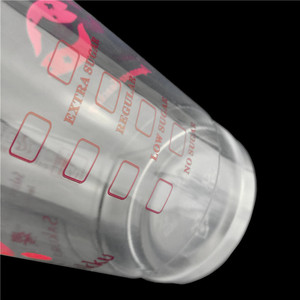Taza medidora de plástico pp, vaso desechable personalizado con diseño de logotipo personalizado, precio competitivo, 16oz, 500ml - Product Image 2