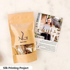 Bao Bì Gia Vị MOQ Thấp Túi Giấy <span class=keywords><strong>Kraft</strong></span> Ziplock Có Cửa Sổ - Product Image 2