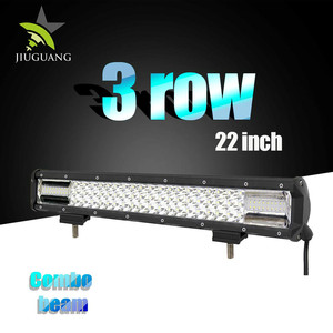 Fuente de la fábrica 22 Pulgadas Triple Fila Llevó la Barra Ligera Para 4X4 Llevó la Barra Ligera Campo A Través de Camiones - Product Image 1