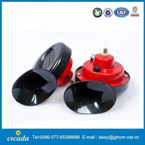 Bocina de Caracol eléctrica de doble tono, sirena Universal, 12V, 135DB, para coches, furgonetas, bicicletas y barcos, 1 par - Product Image 3