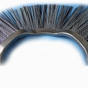 Sikat penyapu segmen 10X32 hitam untuk penyapu <span class=keywords><strong>Bobcat</strong></span> bagian pembersih sapu pemuat selip depan - Product Image 3