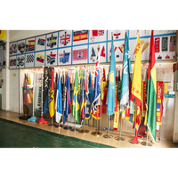 Support pour drapeau de bureau en métal 2M