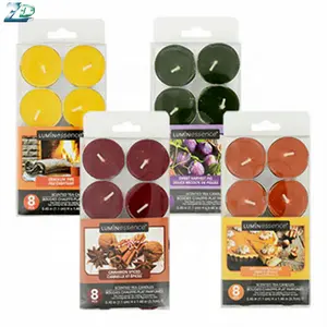 Di lusso Profumo Colorato Regalo Tealight Candela Set