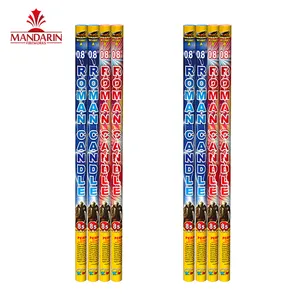 0.8 "8 coups bougies romaines boules magiques feux d'artifice festival occasion multi taille bougie romaine à main feux d'artifice écologiques