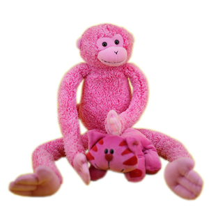 <span class=keywords><strong>Peluche</strong></span> <span class=keywords><strong>de</strong></span> <span class=keywords><strong>Mono</strong></span> Rosa Personalizado, Juguete <span class=keywords><strong>de</strong></span> <span class=keywords><strong>Peluche</strong></span> con <span class=keywords><strong>Brazos</strong></span> y Piernas Largas - Product Image 2
