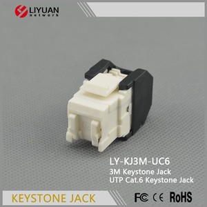 Liyuan mạng Cat6 <span class=keywords><strong>3m</strong></span> UTP không được che chở Đồng <span class=keywords><strong>Keystone</strong></span> Jack nữ LY-KJ3M-UC6 Trắng - Product Image 6