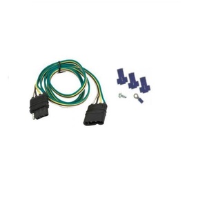Radio de coche polarizada desconexión rápida 2 polos conector Pin hembra arnés de extensión plana 12 "calibre 18 47965 - Product Image 3