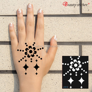 Femmes Amovible <span class=keywords><strong>Sexy</strong></span> Dentelle Henné Blanc Tatouage Autocollant - Product Image 3