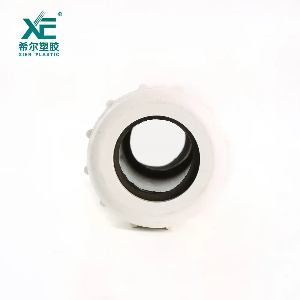 Pvc Fitting Fitting Pvc China Manufacturer 1/2"-4" White Plastic Pvc Quick Flexible Fitting Pipe Coupling