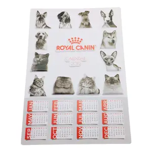 <span class=keywords><strong>Calendrier</strong></span> mural en PVC 3D gaufré personnalisé de haute qualité 2026 – Impression en gros pour la décoration de la maison, du bureau et de l'école - Product Image 1