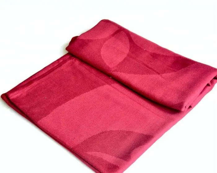 Hot Sale Woven Jacquard 100% Mod acrylic FAR 25.853 China Airline Blanket