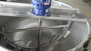 Lớn Công Nghiệp Thép Không Gỉ Điện Gas Soup Ấm Đun Nước Ấm Hơn - Product Image 3