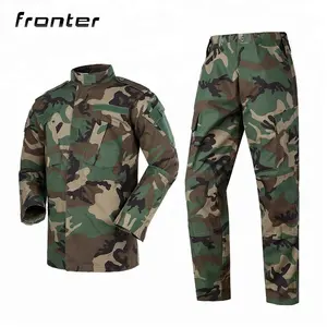 Uniforme de Combate de Camuflaje Transpirable de Alta Calidad, Mezcla de Poliéster/Algodón Rip-Stop para Hombre - Product Image 1