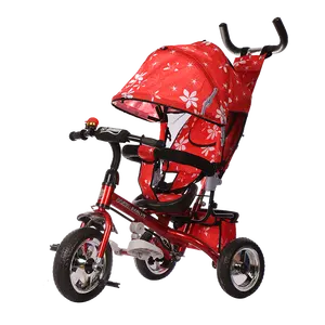 2024 triciclo infantil de metal triciclo para bebês/triciclo infantil com pneu de borracha para venda/triciclo infantil para crianças