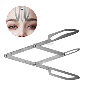 Righelli riutilizzabili per sopracciglia permanenti Microblading misura tatuaggio righello micrometro righelli - Product Image 1