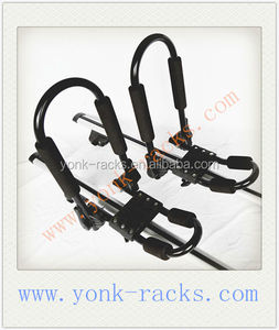 Portaequipajes plegable para kayak estilo <span class=keywords><strong>J</strong></span> negro, portaequipajes para canoa con soporte para apilador de kayak, equipo para deportes acuáticos - Product Image 2