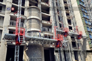 Merek Haoke kualitas terbaik konstruksi lift SC100/100 dibuat di Cina - Product Image 4