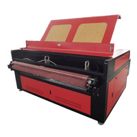 Machine de découpe laser automatique Shenhui 1610 pour tissu en rouleau, cuir, feutre, papier