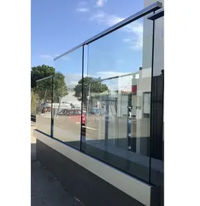 Aluminium U Basis Kanal/Schuh Glas Balustrade/Geländer System