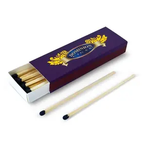 Quality Cigar Matches Cigar Matches Custom Box Safty Match Lighter With Ligo Printing Package Of Matches