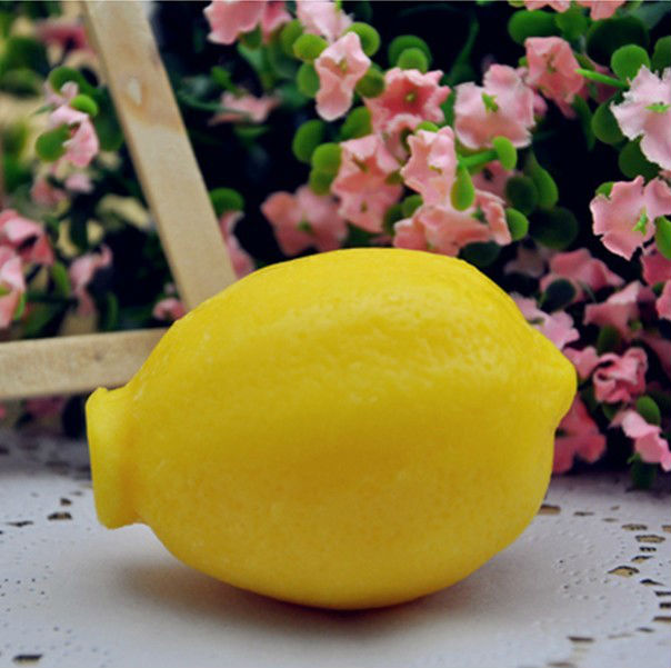 Hand made Увлажненной fruite Форма Мыло, лимонный мыло